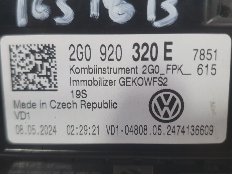 Recambio de cuadro instrumentos para volkswagen taigo (cs1) 1.5 tsi referencia OEM IAM 2G0920320B  