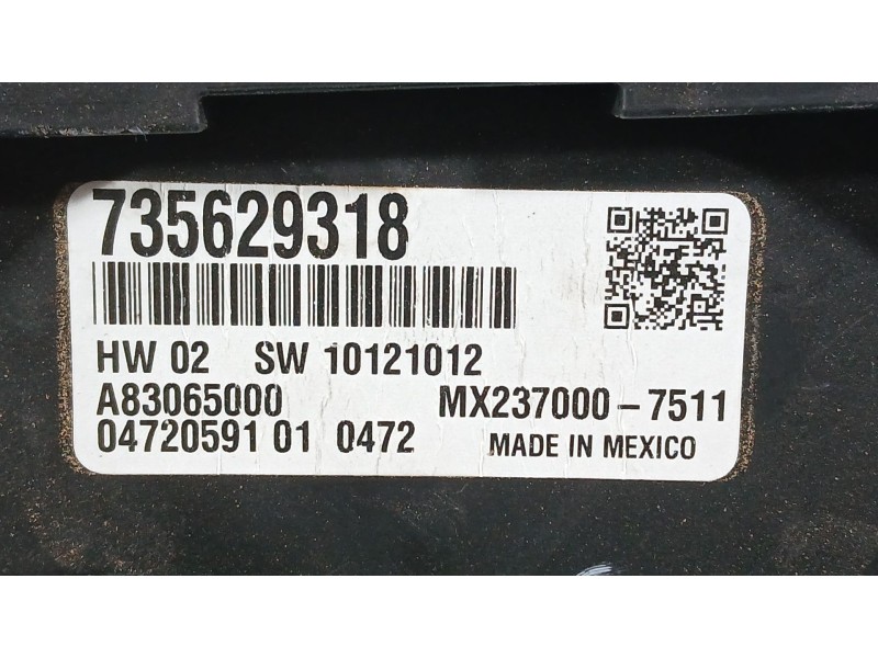 Recambio de mando climatizador para fiat 500 (312_) 1.0 mild hybrid (312.ayd1b) referencia OEM IAM   