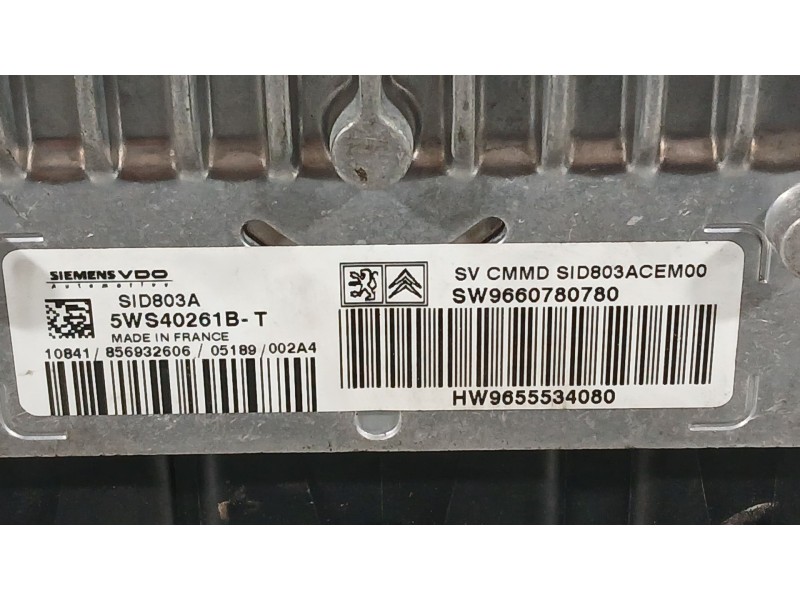 Recambio de centralita motor uce para peugeot 407 (6d_) 2.0 hdi 135 (6drhrh, 6drhre, 6drhrg, 6drhrj) referencia OEM IAM 1942Z2  