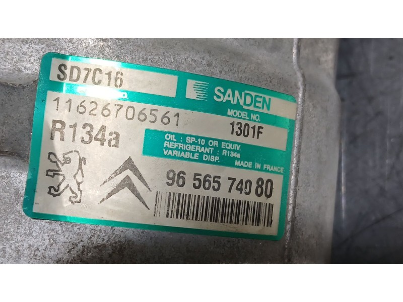 Recambio de compresor aire acondicionado para peugeot 407 (6d_) 2.0 hdi 135 (6drhrh, 6drhre, 6drhrg, 6drhrj) referencia OEM IAM 
