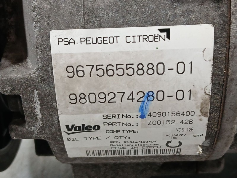 Recambio de compresor aire acondicionado para peugeot 308 ii (lb_, lp_, lw_, lh_, l3_) 1.6 bluehdi 120 referencia OEM IAM 980927