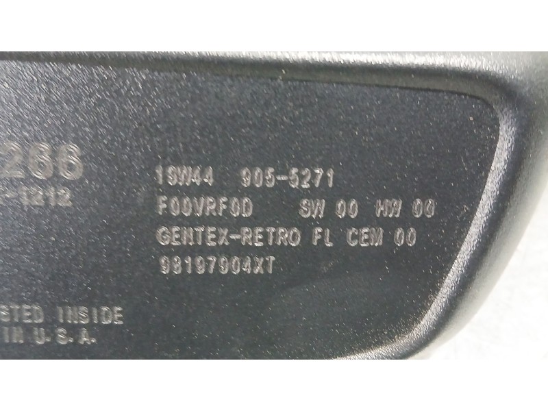 Recambio de espejo interior para peugeot 308 ii (lb_, lp_, lw_, lh_, l3_) 1.6 bluehdi 120 referencia OEM IAM 98000183XT  