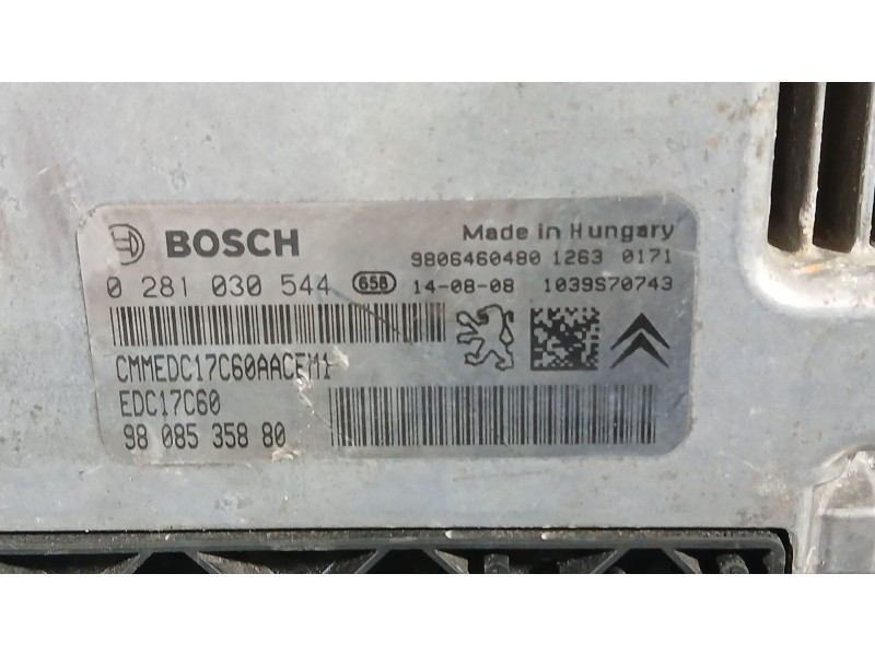 Recambio de centralita motor uce para peugeot 308 ii (lb_, lp_, lw_, lh_, l3_) 1.6 bluehdi 120 referencia OEM IAM   