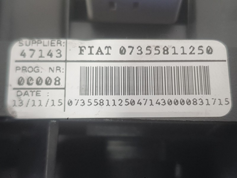 Recambio de mando luces y limpia para fiat stilo multi wagon (192_) 1.9 jtd referencia OEM IAM 735532274  