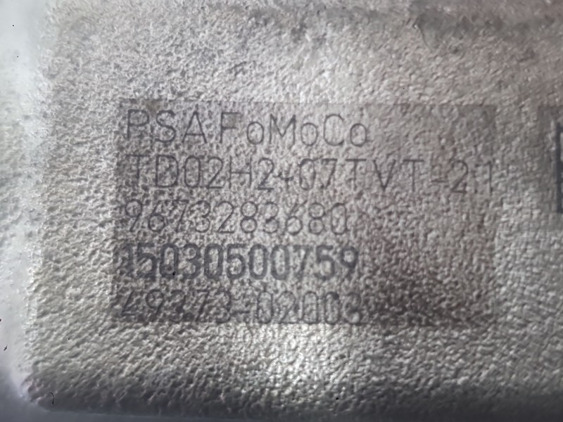 Recambio de turbocompresor para citroën c3 ii (sc_) 1.4 hdi 70 (sc8hzc, sc8hr0, sc8hp4) referencia OEM IAM   
