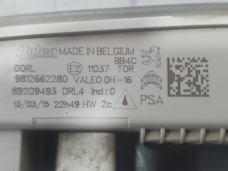 Recambio de piloto delantero derecho para citroën c3 ii (sc_) 1.4 hdi 70 (sc8hzc, sc8hr0, sc8hp4) referencia OEM IAM  LUZ DIURNA