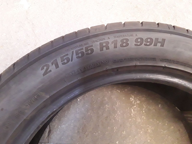 Recambio de neumatico pareja para neumaticos reutilizados - referencia OEM IAM 215551899H KUMHO 215/55/18/99H