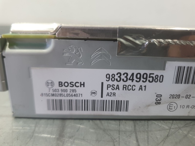 Recambio de sistema audio / radio para peugeot 208 ii (ub_, up_, uw_, uj_) 1.2 puretech 100 referencia OEM IAM   