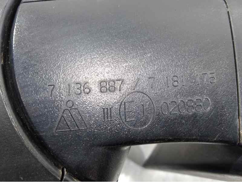 Recambio de retrovisor derecho para bmw x5 (e70) 3.0d referencia OEM IAM 7136887 5 PINS ELECTRICO Y TOCADO
