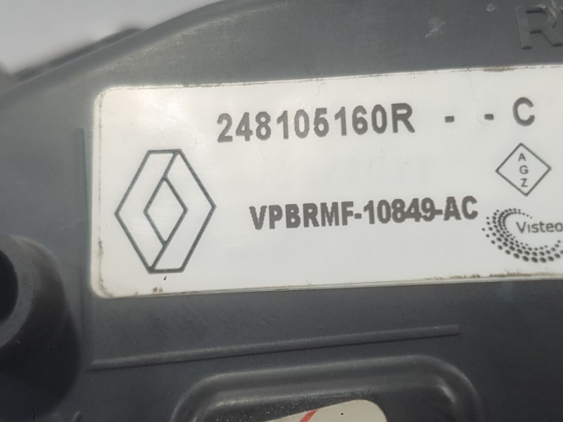 Recambio de cuadro instrumentos para renault twizy (mam_) 80 referencia OEM IAM 248105160R  