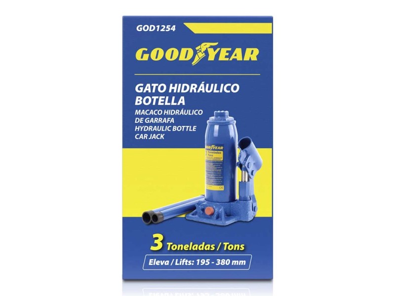 Recambio de gato hidraulico para universal accesorio - referencia OEM IAM 3 TONELADAS GOD1254 