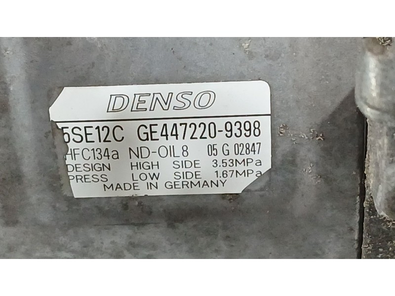 Recambio de compresor aire acondicionado para toyota avensis (_t25_) 2.2 d-4d (adt251_) referencia OEM IAM 8831005120  