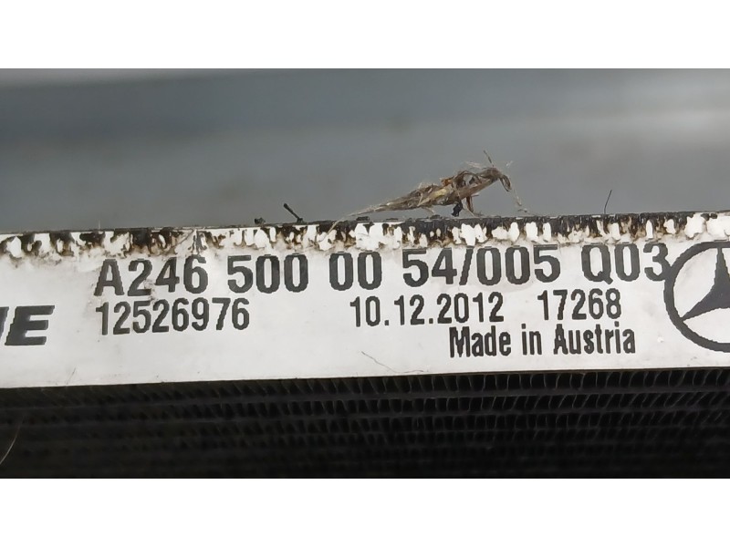 Recambio de condensador / radiador aire acondicionado para mercedes-benz clase b sports tourer (w246, w242) b 180 cdi (246.200) 