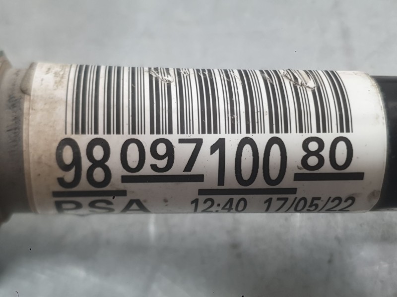 Recambio de transmision delantera izquierda para citroën c3 aircross ii (2r_, 2c_) 1.5 bluehdi 110 referencia OEM IAM 9809710080