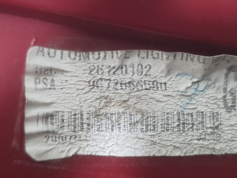 Recambio de piloto trasero izquierdo para peugeot 5008 (0u_, 0e_) 1.6 hdi referencia OEM IAM 6350KH  
