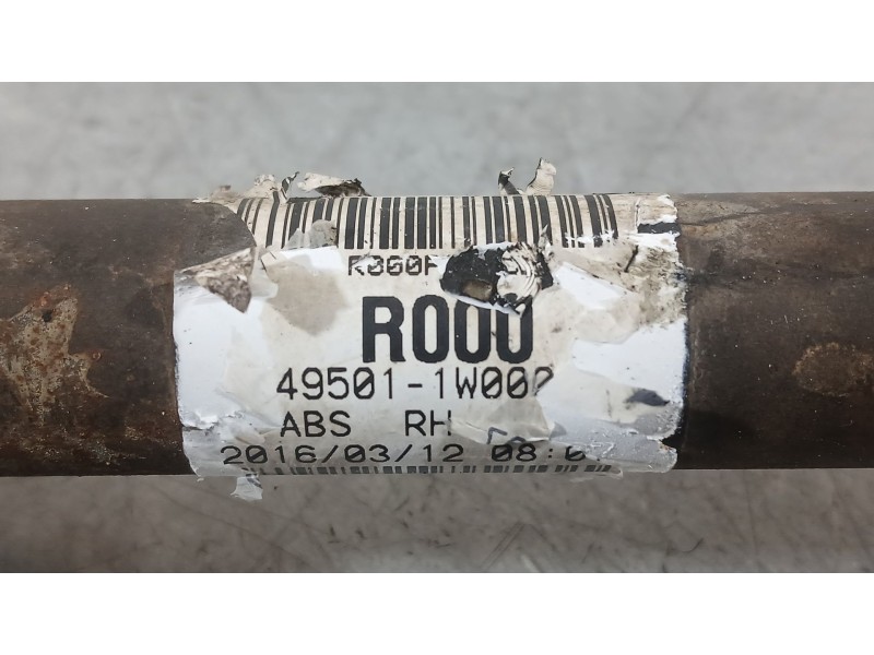 Recambio de transmision delantera derecha para kia rio iii (ub) 1.2 cvvt referencia OEM IAM 495011W000SJ  