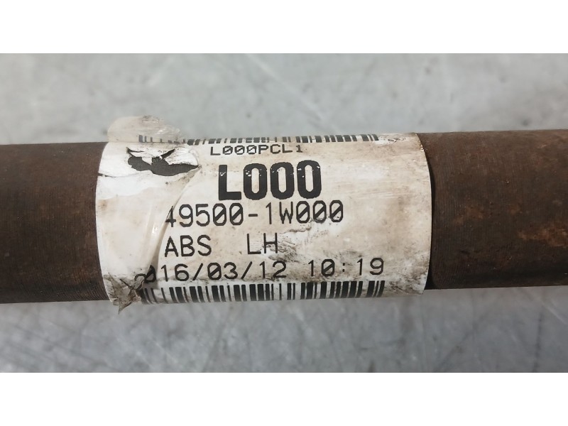 Recambio de transmision delantera izquierda para kia rio iii (ub) 1.2 cvvt referencia OEM IAM 495001W000SJ1  