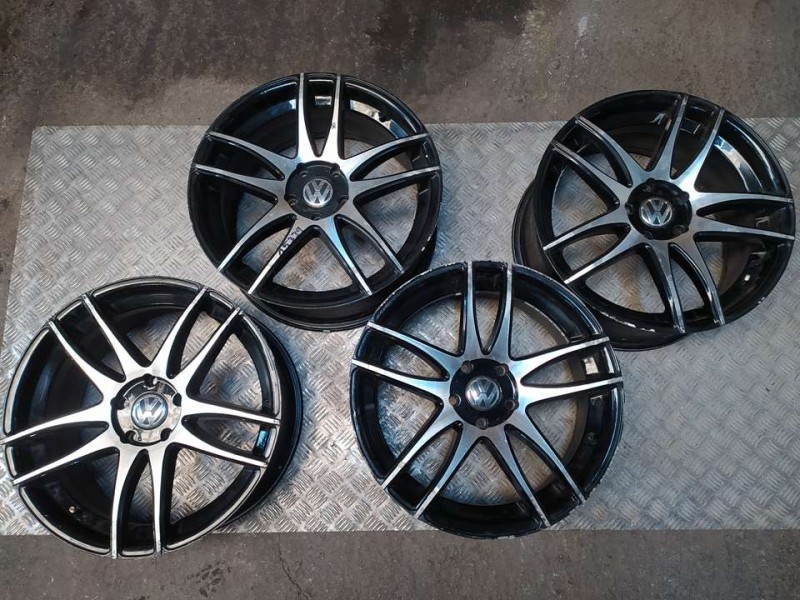 Recambio de juego llantas aluminio para volkswagen golf vi (5k1) advance referencia OEM IAM 8X18 5 TORN ET 48 ALUMINIO 