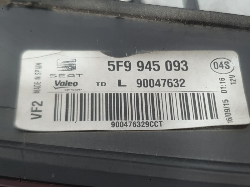 Recambio de piloto trasero izquierdo interior para seat leon st (5f8) 1.2 tsi referencia OEM IAM 5F9945093D  
