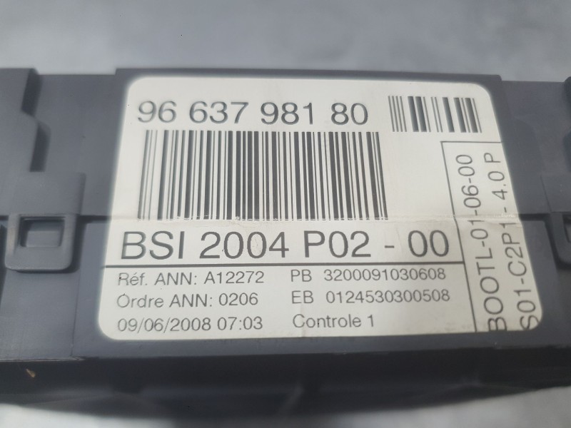 Recambio de caja reles / fusibles para peugeot 308 sw i (4e_, 4h_) 1.4 16v referencia OEM IAM  BSI 