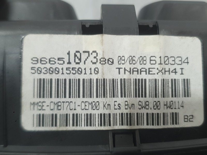 Recambio de cuadro instrumentos para peugeot 308 sw i (4e_, 4h_) 1.4 16v referencia OEM IAM 9805624580  