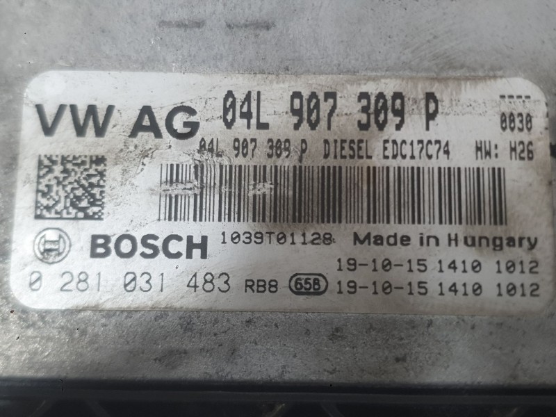 Recambio de centralita motor uce para seat leon (5f1) 2.0 tdi referencia OEM IAM 04L906026KE  