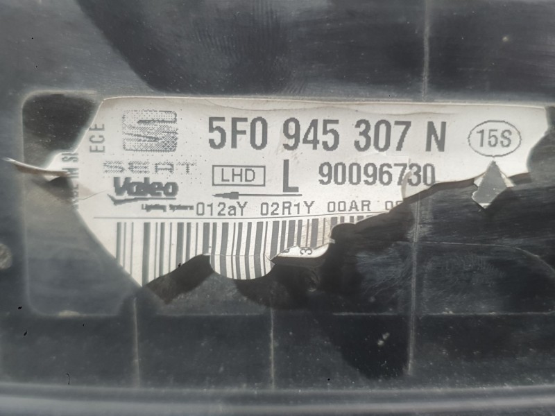 Recambio de piloto trasero izquierdo interior para seat leon (5f1) 2.0 tdi referencia OEM IAM 5F0945093L  