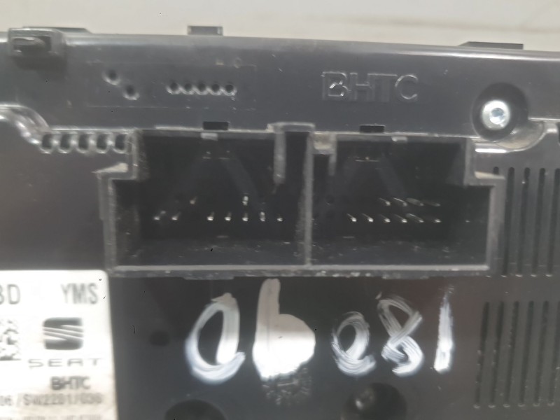 Recambio de mando climatizador para seat leon (5f1) 2.0 tdi referencia OEM IAM 5F0907044BKYMS  