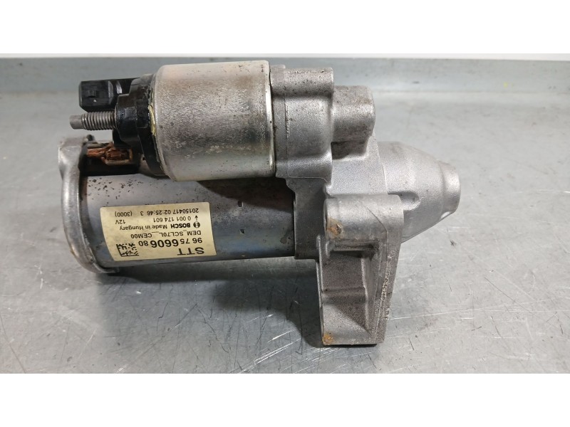 Recambio de motor arranque para peugeot 3008 i monospace (0u_) 1.6 bluehdi 120 referencia OEM IAM 9675660680  