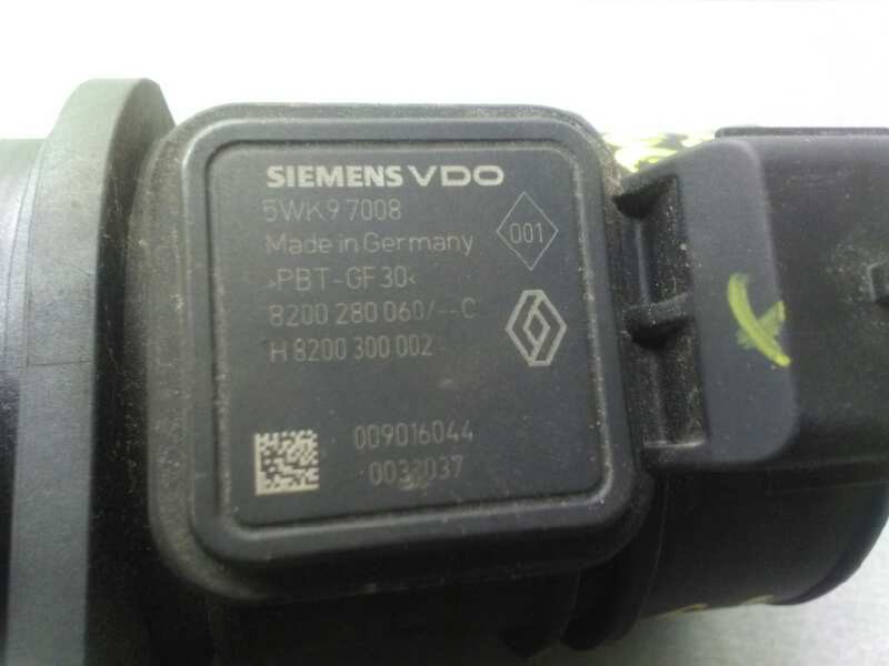 Recambio de caudalimetro para renault scenic ii 1.5 dci diesel referencia OEM IAM 8200280060 5WK97008 SIEMENS VDO