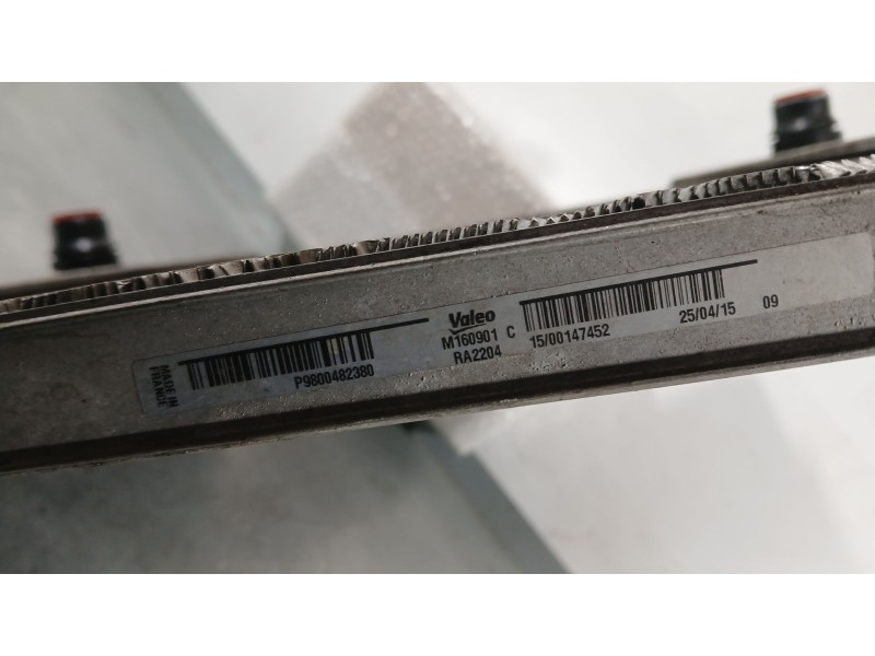 Recambio de radiador agua para peugeot 3008 i monospace (0u_) 1.6 bluehdi 120 referencia OEM IAM 9800482380  