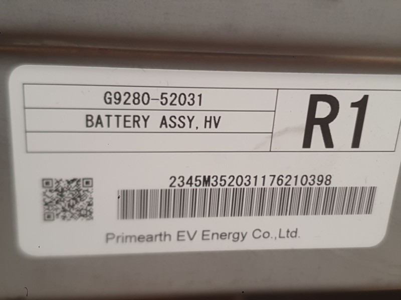 Recambio de bateria para toyota yaris (_p13_) 1.5 hybrid (nhp130_) referencia OEM IAM G92805231  
