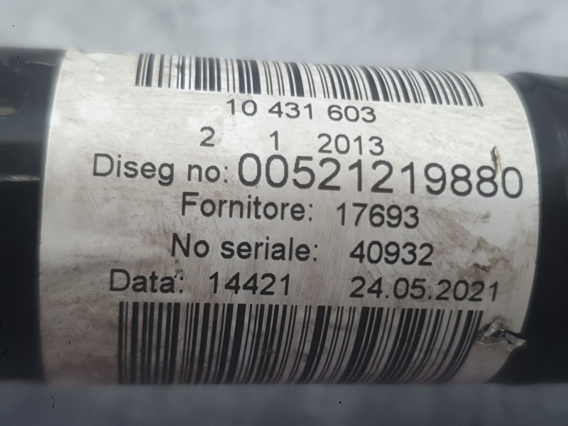 Recambio de transmision delantera derecha para fiat 500 (312_) 1.0 mild hybrid (312.ayd1b) referencia OEM IAM 52121988  