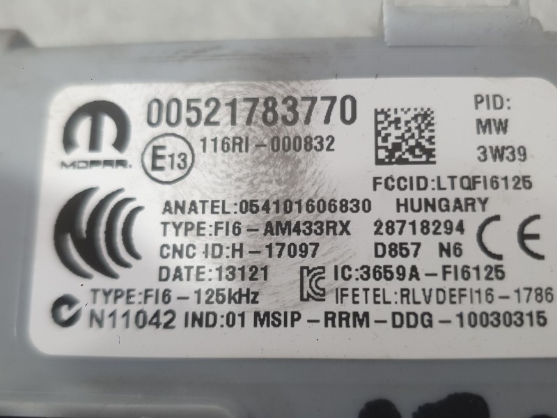 Recambio de caja reles / fusibles para fiat 500 (312_) 1.0 mild hybrid (312.ayd1b) referencia OEM IAM   