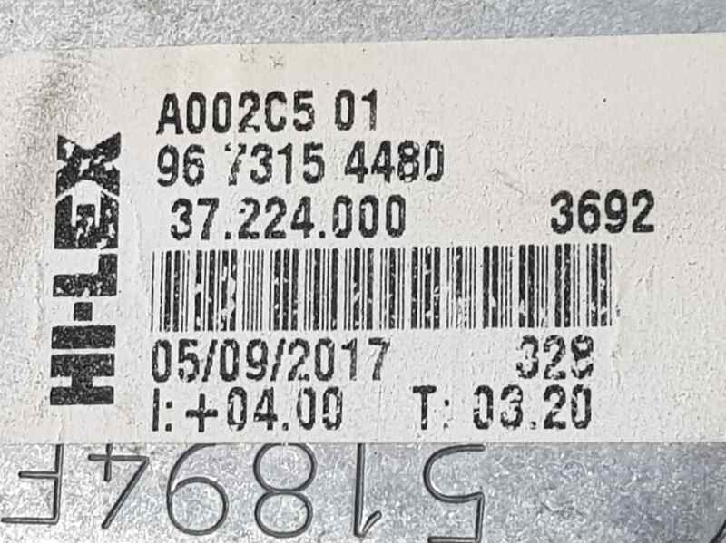 Recambio de elevalunas delantero izquierdo para peugeot 208 access referencia OEM IAM 9673154480 A002C501 ELÉCTRICO HILEX2 PINS
