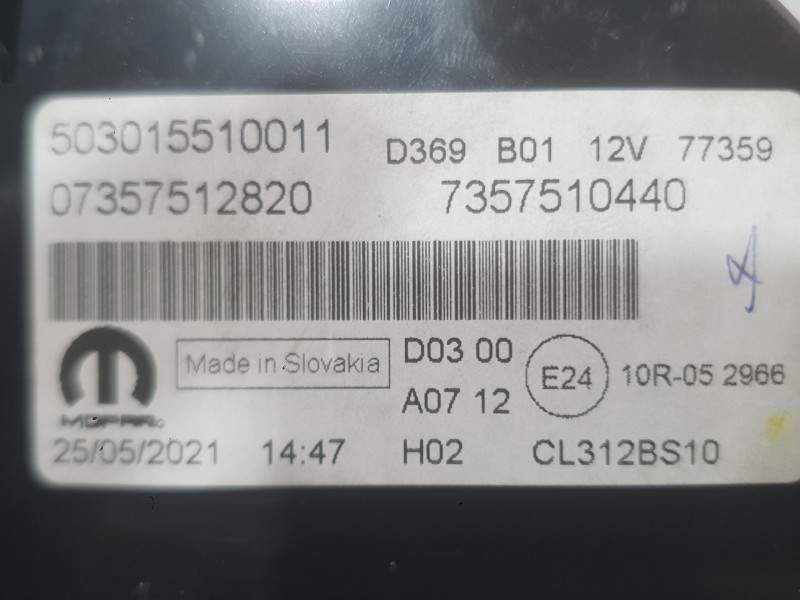 Recambio de cuadro instrumentos para fiat 500 (312_) 1.0 mild hybrid (312.ayd1b) referencia OEM IAM 735745713  
