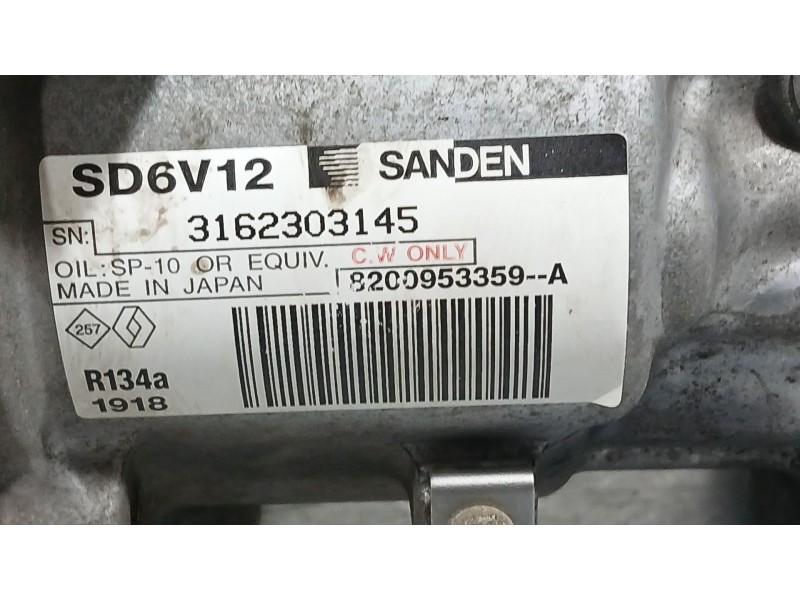 Recambio de compresor aire acondicionado para renault kangoo / grand kangoo ii (kw0/1_) 1.5 dci 90 (kw05, kw08, kw0g, kw11) refe