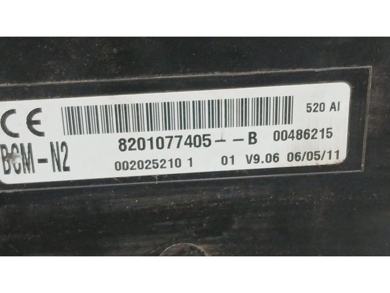 Recambio de caja reles / fusibles para renault kangoo / grand kangoo ii (kw0/1_) 1.5 dci 90 (kw05, kw08, kw0g, kw11) referencia 