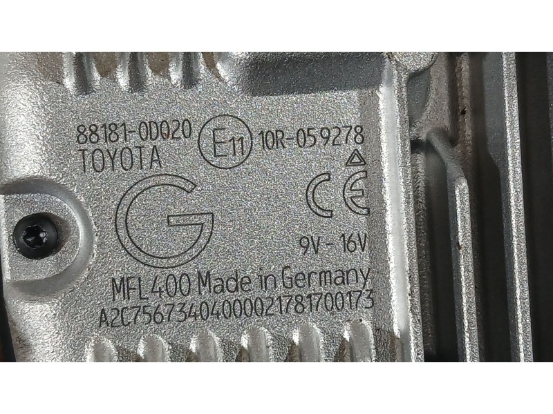 Recambio de camara para toyota yaris (_p13_) 1.5 hybrid (nhp130_) referencia OEM IAM   