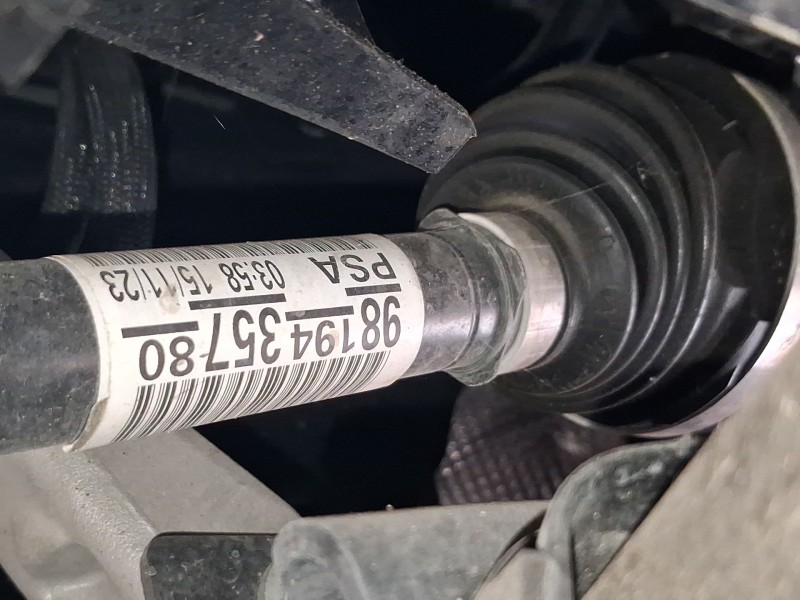 Recambio de transmision delantera derecha para peugeot 3008 ii suv (mc_, mr_, mj_, m4_) 1.2 thp/ puretech 130 (mrhnsm, mrhnsu, m