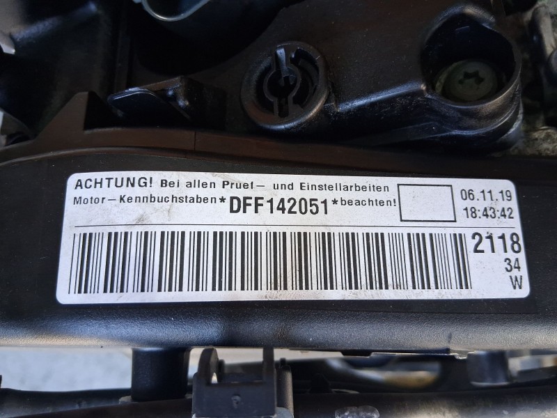 Recambio de motor completo para seat leon (5f1) 2.0 tdi referencia OEM IAM DFFA 04L100090P 