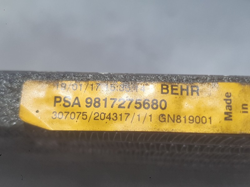 Recambio de condensador / radiador aire acondicionado para peugeot 3008 ii suv (mc_, mr_, mj_, m4_) 1.6 bluehdi 100 referencia O
