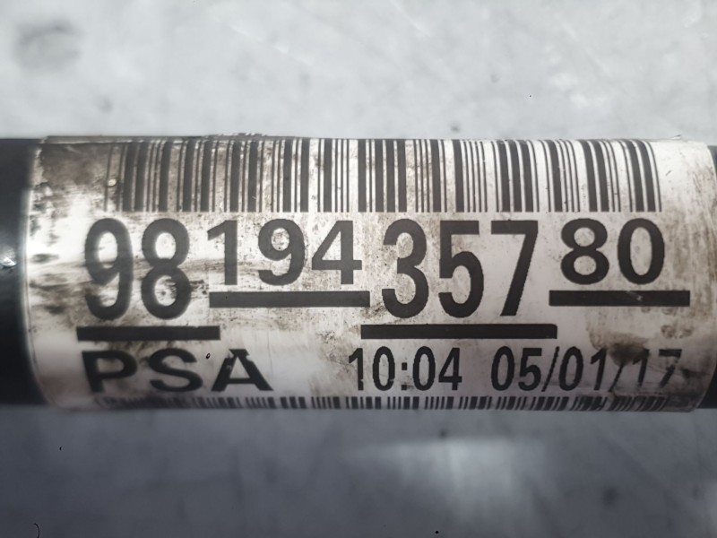 Recambio de transmision delantera derecha para peugeot 3008 ii suv (mc_, mr_, mj_, m4_) 1.6 bluehdi 100 referencia OEM IAM 98194