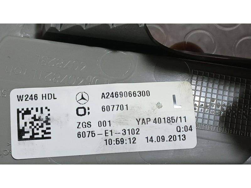 Recambio de piloto trasero izquierdo interior para mercedes-benz clase b sports tourer (w246, w242) b 180 cdi (246.200) referenc