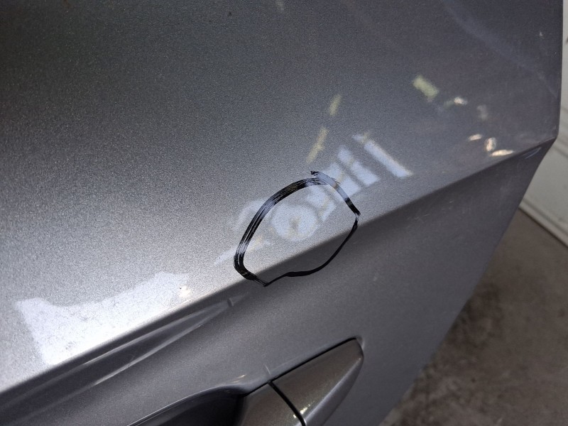 Recambio de puerta trasera izquierda para opel corsa f (p2jo) 1.2 (68) referencia OEM IAM 9837706080 TOCADA 