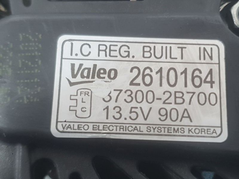 Recambio de alternador para hyundai ix20 (jc) 1.4 referencia OEM IAM 373002B700  