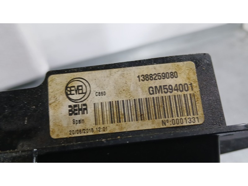 Recambio de electroventilador para challenger trigano autocarabana (250_) 150 multijet 2.3 d referencia OEM IAM 1358012080  
