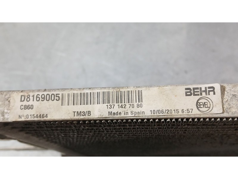 Recambio de condensador / radiador aire acondicionado para challenger trigano autocarabana (250_) 150 multijet 2.3 d referencia 