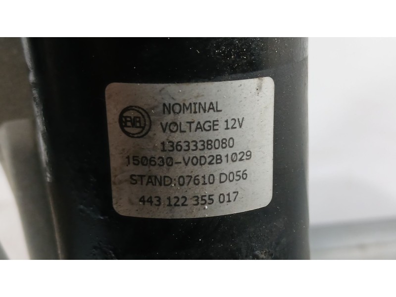 Recambio de motor limpia delantero para challenger trigano autocarabana (250_) 150 multijet 2.3 d referencia OEM IAM 1363338080 