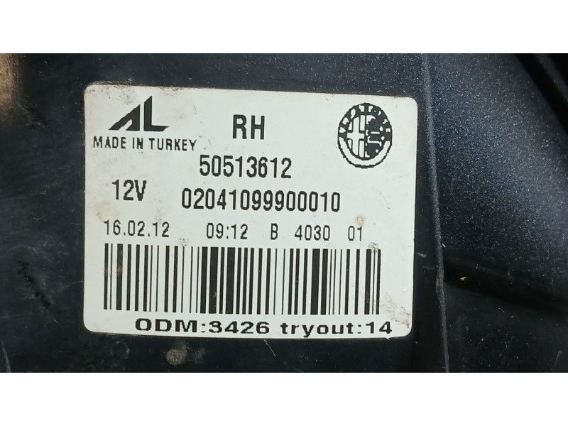Recambio de piloto trasero derecho exterior para alfa romeo giulietta (940_) 2.0 jtdm (940.fxl1a) referencia OEM IAM 50513612  
